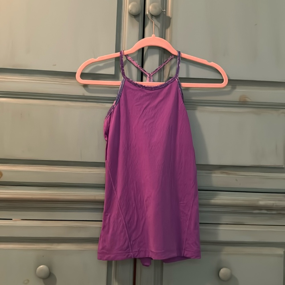 Purple tank top perfect for sports